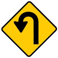 Sharp Bend to the Left