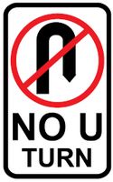 No U Turn