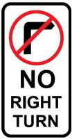 No Right Turn