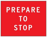 prepare to stop