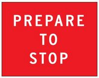 prepare to stop