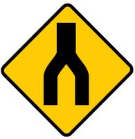divided roads end ahead