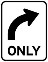 Turn Right Only